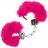 Металлические наручники с розовым мехом Ultra Fluffy Furry Cuffs