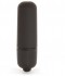 Черная вибропуля X-Basic Bullet Mini One Speed - 5,9 см.